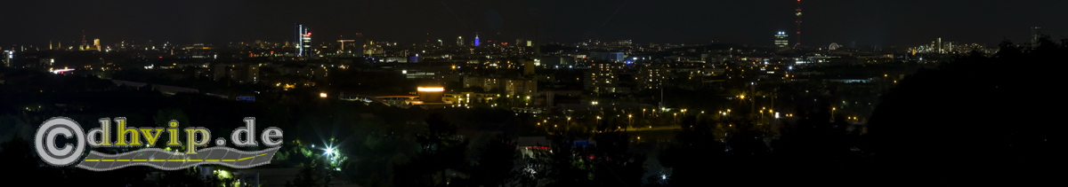 Panorama picture of Munich at Night. Picture available for sale in the shop.